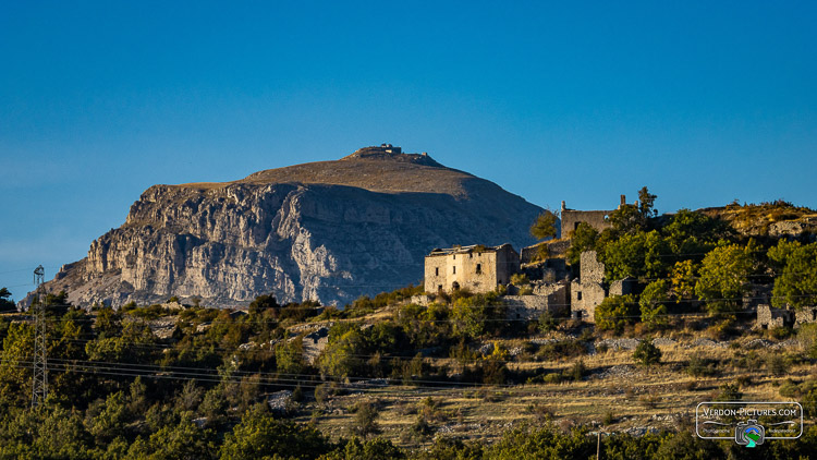 photo chateauneuf les moustiers et le chiran verdon